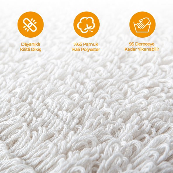 Mulpex Zincir Dikiş Nemli Mop 50 cm., 220 gr. x 5 Adet ürün görseli 1