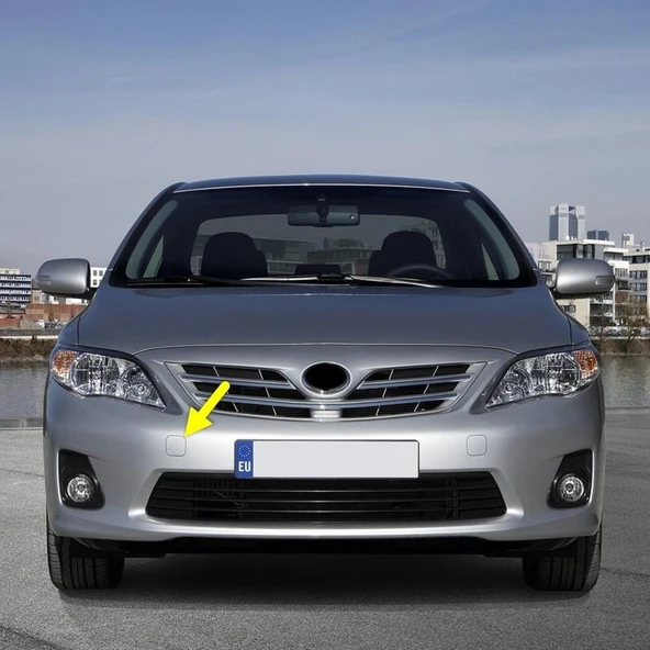 Toyota Corolla 2011-2013 Ön Tampon Sağ Çeki Demiri Kapağı 52127-12909 ürün görseli 1