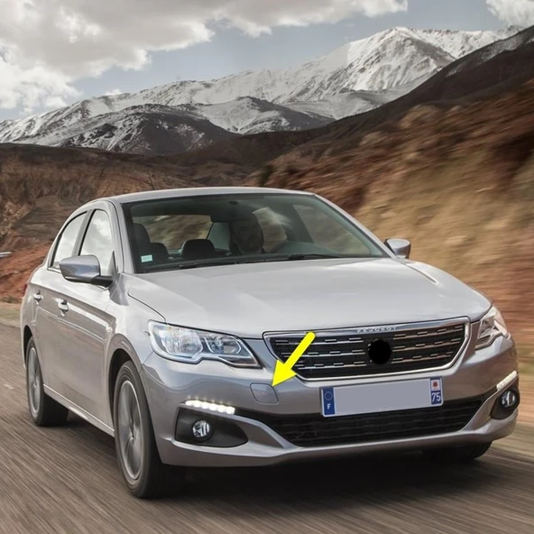 Peugeot 301 2017-2022 Ön Tampon Çeki Çekme Demiri Kapağı 1622437580 ürün görseli 1