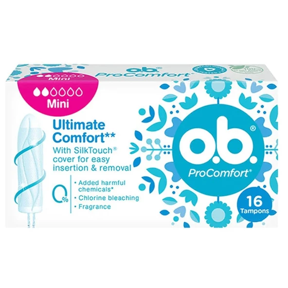 O.B. Pro Comfort Mini Tampon 16 Adet ürün görseli 1