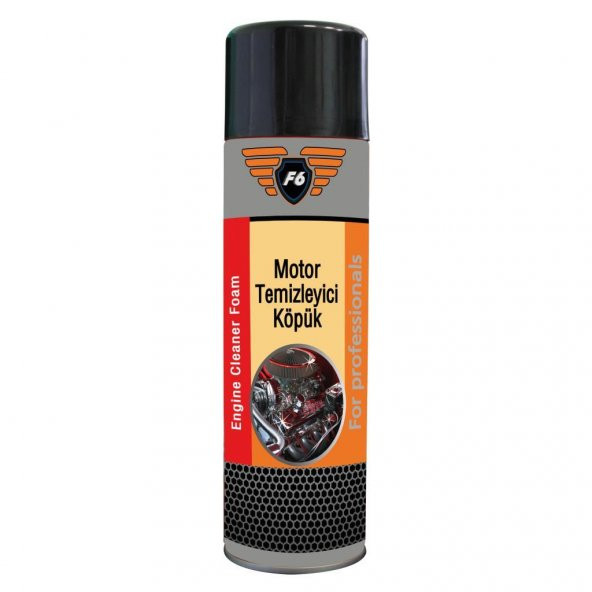 F6 Motor Temizleyici Köpük Sprey 500 ML Susuz Motor Temizleme ürün görseli 1