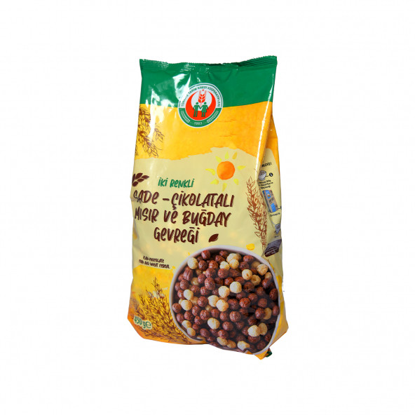 Tarım Kredi Sade - Çikolatalı Mısır Ve Buğday Gevreği 450 Gr ürün görseli 1