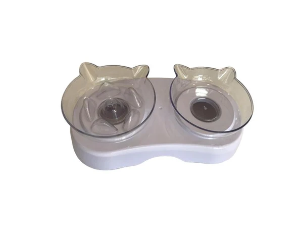 Pet Bowl Yavaş Besleme Kedi ve K.Irk Köpek Mama ve Su Kabı (250x250 Ml) ürün görseli 1