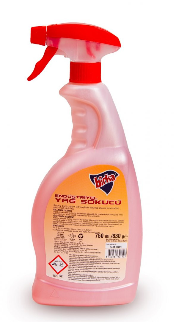 Birka Endüstriyel Yağ Sökücü 750 ml. ürün görseli 1