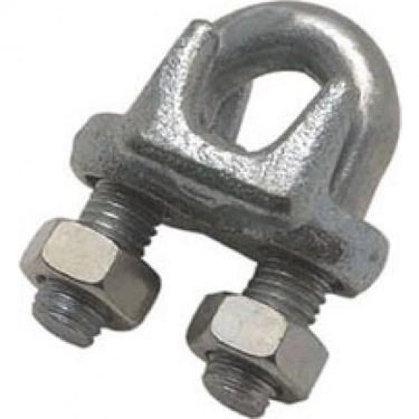 20mm Çelik Halat Klemensi A Tipi, 2 Adet ürün görseli 1