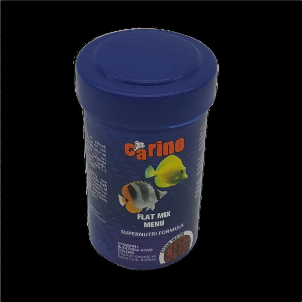 Carino Flat Mix Menu Granulat Renklendirici Balık Yemi 100 ml ürün görseli 1