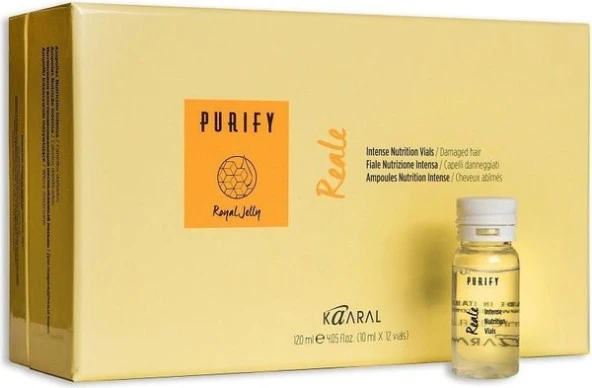 Kaaral Purify Reale Propolis Içeren Yoğun Saç Bakım Ampülü 12x10 ml ürün görseli 1