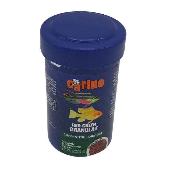 Carino Red Green Granulat Karma Balık Yemi 250 ml ürün görseli 1