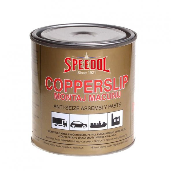 Speedol Copperslıp Montaj Macunu 500 GR 1100 Derece Dayanıklı ürün görseli 1