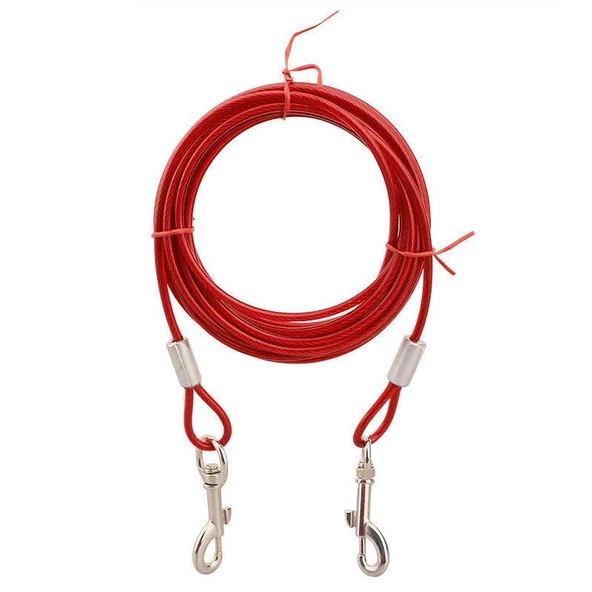 Çelik Köpek Bahçe Bağlama Halatı 5 mm / 5 Mt. ürün görseli 1