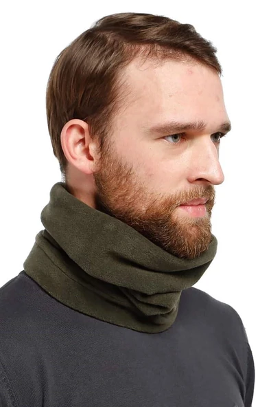 Erkek Polar Bere Boyunluk Haki - Resim 3