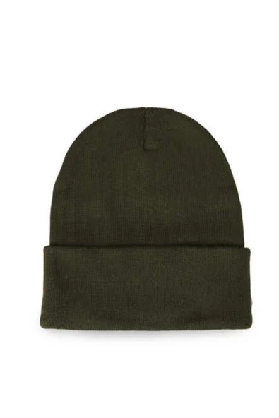 Katlanır Unisex Düz Bere Haki ürün görseli 1