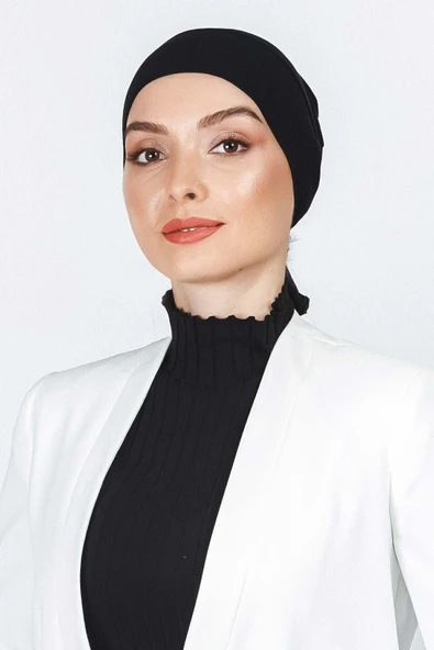 Dikişsiz Düz Pamuklu Bone 2 Adet ürün görseli 1