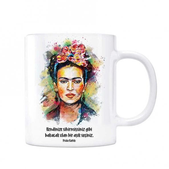Frida Kahlo Kupa Bardak - Bir Aşık Seçiniz ürün görseli 1