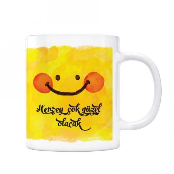 Herşey Çok Güzel Olacak Kupa Bardak - Smile ürün görseli 1