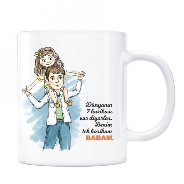 Babam Kupa Bardak - Dünyanın 7 Harikası ürün görseli 1