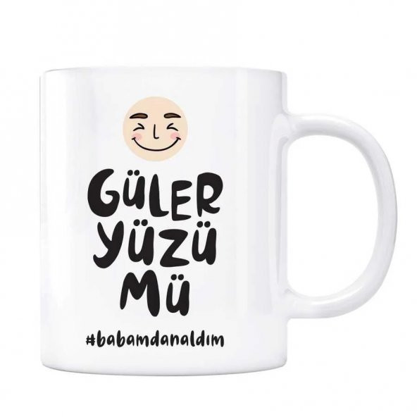 Baba Kupa Güler Yüzümü Babamdan Aldım ürün görseli 1