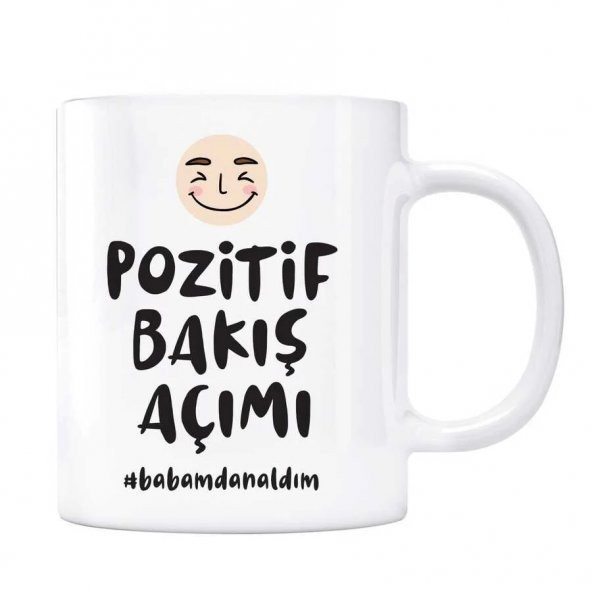 Baba Kupa Pozitif Bakış Açımı Babamdan Aldım ürün görseli 1