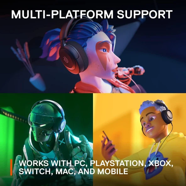 Steelseries Arctis Nova 1 Multi-System Oyun Kulaklığı - Siyah - Resim 9