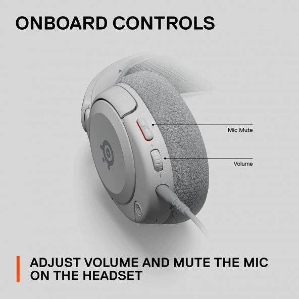 Steelseries Arctis Nova 1 Multi-System Oyun Kulaklığı - Beyaz - Resim 4