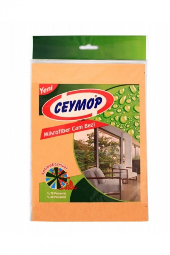 Ceymop Mikrofiber Cam Bezi 26x36 Cm., Antibakteriyel ürün görseli 1