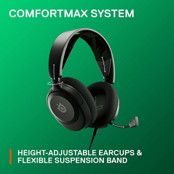 SteelSeries Arctis Nova 1X Xbox Oyun Kulaklığı - Resim 6