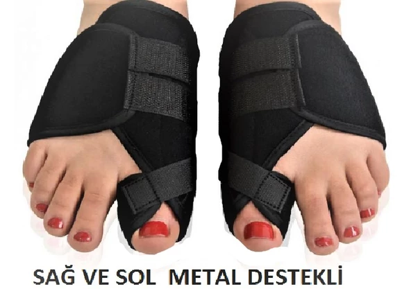 Halluks Valgus Gece Teli Ayak Baş Parmak Yönelmesi Parmak Koruyucu Kılıf Bedensiz 1 Çift ürün görseli 1
