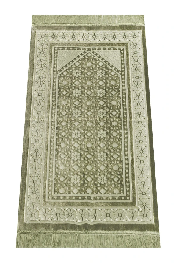 Kadife Seccade İnci Velvet Pearl - Yeşil ürün görseli 1