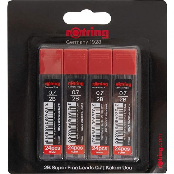 Rotring 0.7 Min Super Polimer Kurşun Kalem Ucu 2B ürün görseli 1