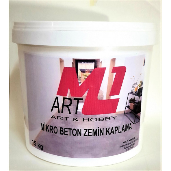 M1 ART Mikro Beton Zemin Kaplaması 15.kğ ürün görseli 1