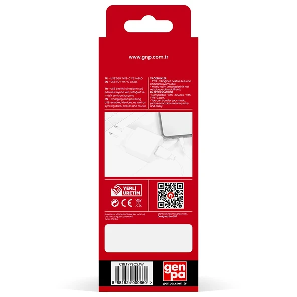 Genpa GNP 2.1 Mah Type-C Kablo - Resim 3