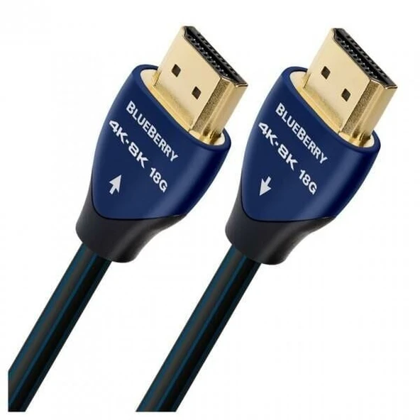 Audioquest Blueberry 4K-8K HDMI Kablo 3mt ürün görseli 1