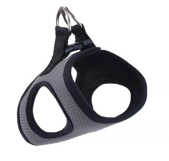 Actirex Dokuma Kumaş Neon Köpek Göğüs Tasması Gri XS Boyun28-30cm / Göğüs32-36cm Köpeklere ürün görseli 1
