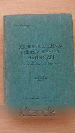 ŞEKER ANALİZLERİNİN FİZİKSEL VE KİMYASAL METODLARI ürün görseli 1