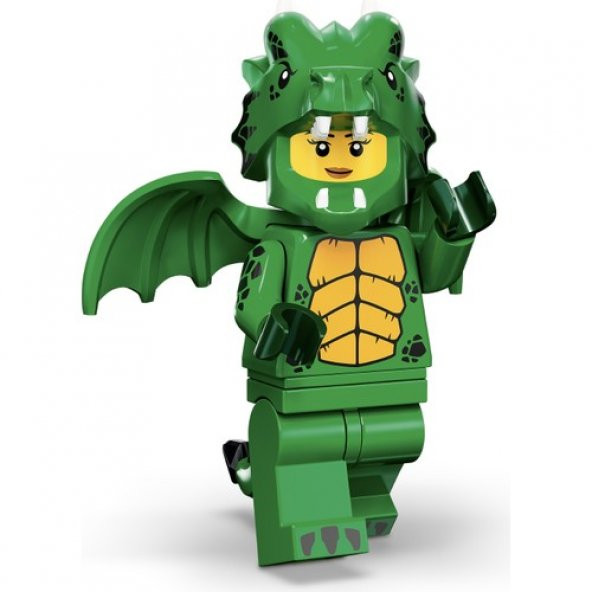 LEGO Minifigures 71034 Series 23 : 12.Green Dragon Costume ürün görseli 1