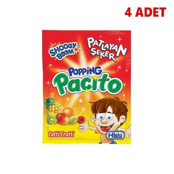 Hleks Popios Pat layan Şeker Tutti Frutti (4 Adet) ürün görseli 1