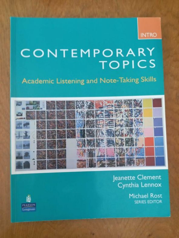 CONTEMPORARY TOPICS-ACADEMIC LISTENING AND NOTE-TAKING SKILLS-INTRO ürün görseli 1