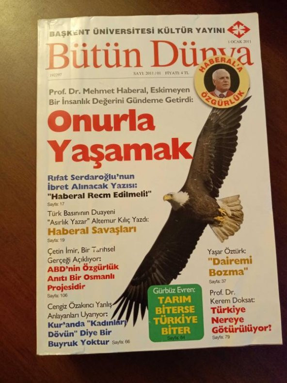 BÜTÜN DÜNYA Sayı: 2011/01 *  OCAK  2011 /   Çetin İmir, Bir Tarihsel Gerçeği Açıklıyor: ABD'nin Özgürlük Anıtı Bir Osmanlı Projesidir. ürün görseli 1