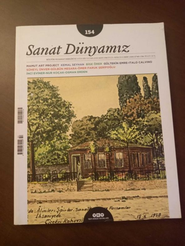 SANAT DÜNYAMIZ  SAYI: 154 - 2016 - Türkiye'de Kadın Sanatçıların Yerine Dair Görüşler, Deneyimler ürün görseli 1