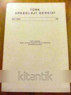 TÜRK ARKEOLOJİ  DERGİSİ   -   SAYI: XXVIII    - 1989 ürün görseli 1