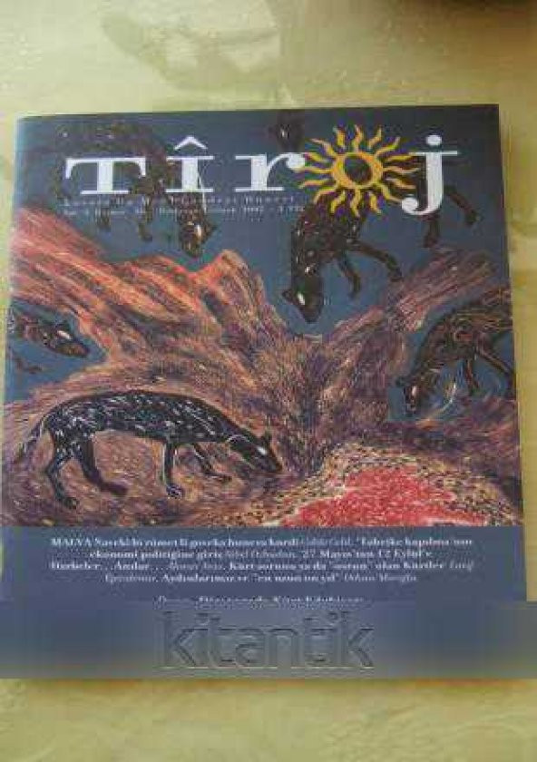 TİROJ - Kovara Du Mehî Çandeyî Hunerî * Sayı: 16  /  Rezberan-Cotmeh  2005  *  DİASPORADA  KÜRT EDEBİYATI ürün görseli 1