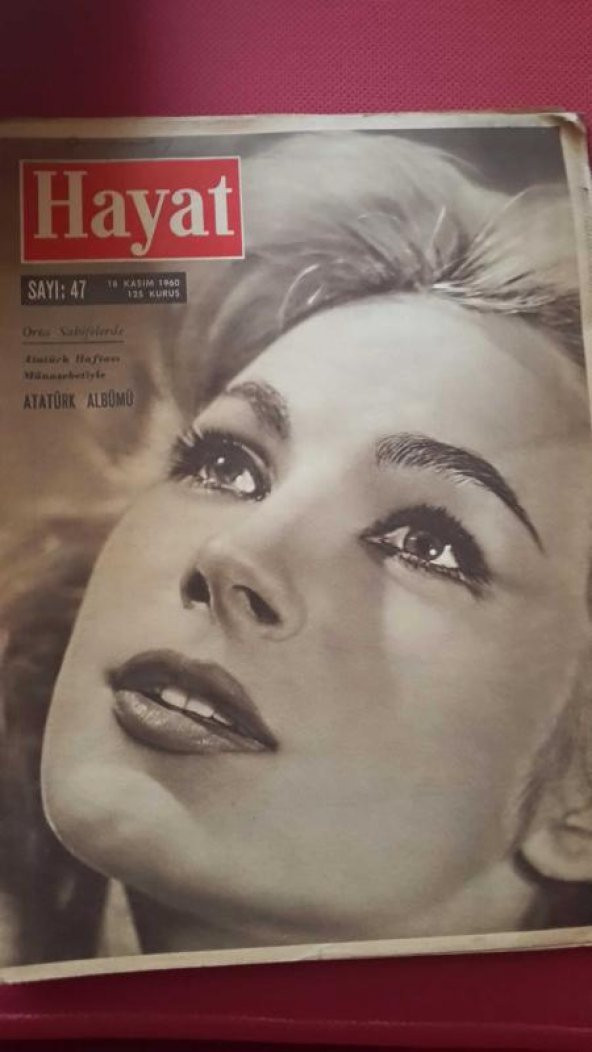 HAYAT HAFTALIK MECMUA * 18 KASIM 1960 *Yıl: 5-Cilt: II-Sayı: 47 / ORTA SAYFALARDA ATATÜRK HAFTASI MÜNASEBETİYLE ATATÜRK ALBÜMÜ ürün görseli 1