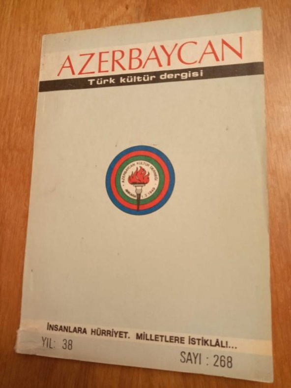 AZERBAYCAN TÜRK KÜLTÜR DERGİSİ  *   YIL:  38   -  SAYI:  264 ürün görseli 1
