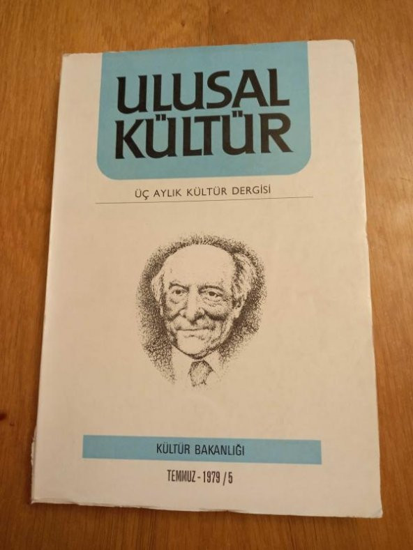 ULUSAL KÜLTÜR   Üç aylık Kültür Dergisi   *  Temmuz  - 1979 / 5 ürün görseli 1