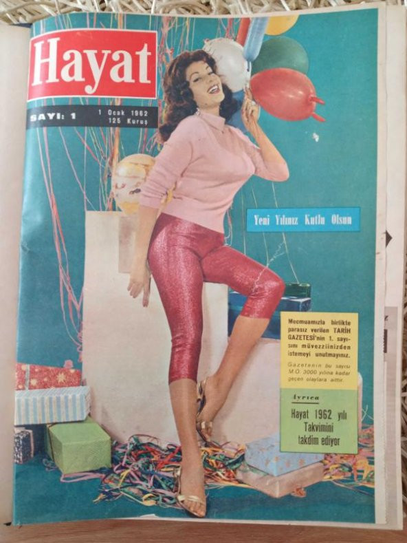 HAYAT HAFTALIK MECMUA 1962   /    Sayı: 1 ( 1  OCAK  1962 ) SAYI: 26    ( 21  HAZİRAN  1962  )   SIRALI  26   Mecmua  * TÜM EKLERİ İÇLERİNDEDİR. ürün görseli 1