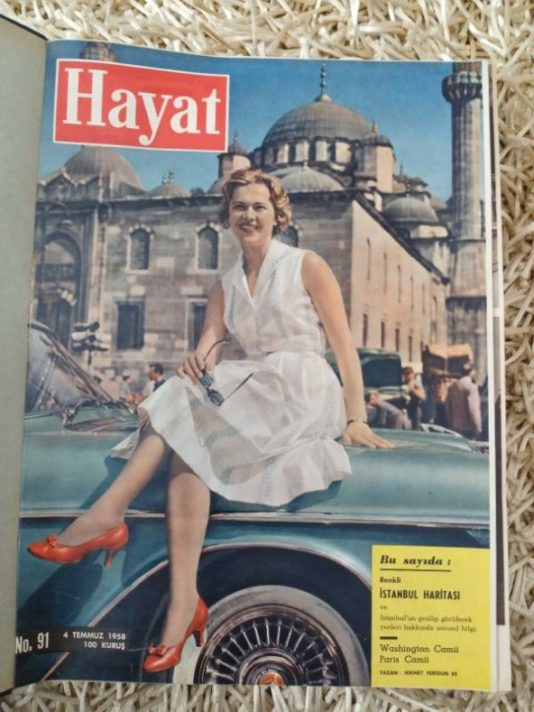 HAYAT HAFTALIK MECMUA 1958 / Sayı: 91  ( 4  TEMMUZ   1958 )  SAYI: 116   ( 26  ARALIK 1958 ) SIRALI   26   Mecmua * TÜM EKLERİ İÇLERİNDEDİR. ürün görseli 1