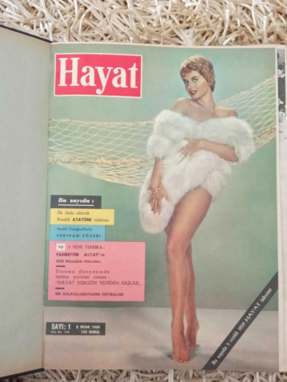 HAYAT HAFTALIK MECMUA 1959   /    Sayı: 1 ( 2  OCAK  1959 ) SAYI: 26    ( 26  HAZİRAN  1959  )   SIRALI  26   Mecmua  * TÜM EKLERİ İÇLERİNDEDİR. ürün görseli 1