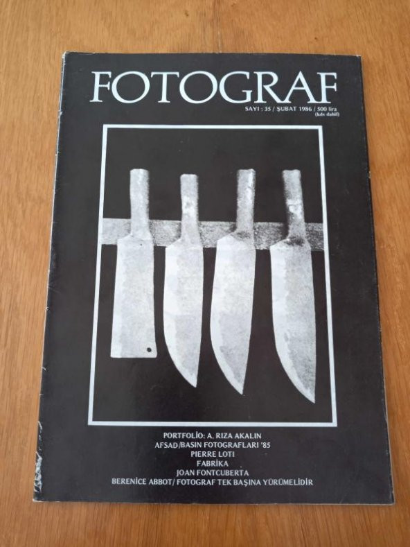 FOTOGRAF  Sayı: 35  /  ŞUBAT  1986 ürün görseli 1