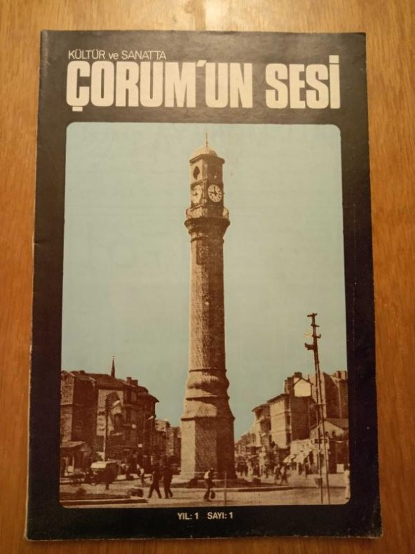 KÜLTÜR VE SANATTA ÇORUM'UN SESİ   *   Yıl: 1  *   Sayı: 1 ürün görseli 1