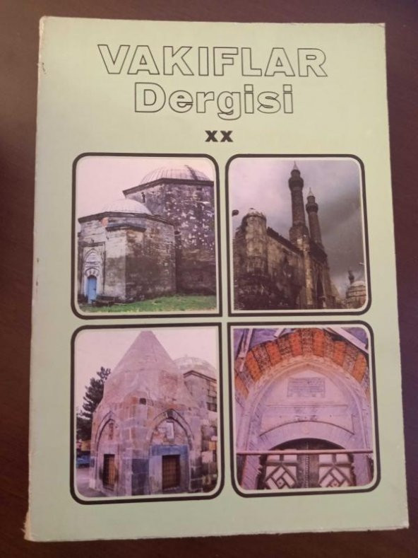 VAKIFLAR DERGİSİ Sayı: XX ürün görseli 1